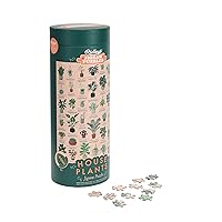 Ridley's Games: House Plants 1000-Piece Jigsaw Puzzle | Perfect for Plant Owners with Over 30 Unique Plants | Perfect Room Décor Once Completed | Storage Tube Included