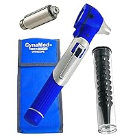Cynamed Otoscope - Ear Scope with Light, Ear Infection Detector, Pocket Size (Blue)