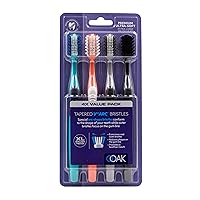 Ooak Toothbrush, Tapered V++Arc Soft Bristles, XL Brush Head - Multiple Colors