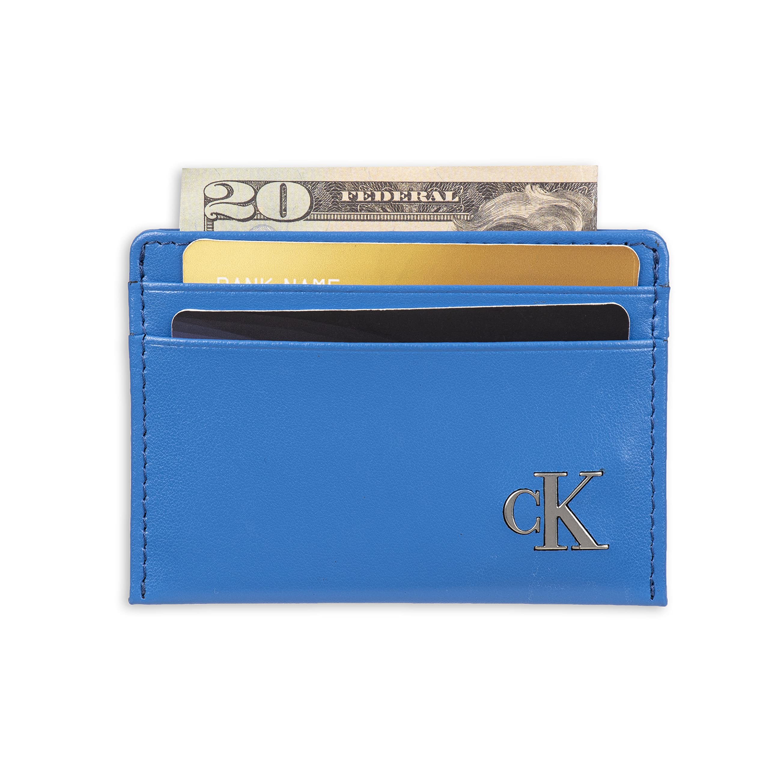 Calvin Klein Men's RFID Leather Slim Minimalist Card Case Wallet and Wallet Sets