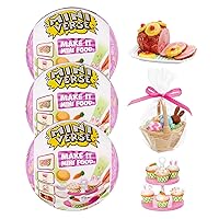 MGA's Miniverse Make It Mini Food Spring Series 3 Count(Pack of 1) Collectibles, Easter, Blind Mystery Packaging, DIY, Crafts, Resin Play, Kitchen Replica Food, NOT Edible, Collectors, 8+