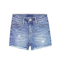 KIDSCOOL SPACE Baby Little Girls Boys Jeans Shorts,Ripped Frayed Raw Hem Simple Design Cute Summer Denim Pants