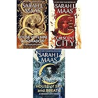Crescent City Series Set of 3 Books. House of Earth and Blood (paperback), House of Sky and Breath (paperback) and House of Flame and Shadow (hardcover) Crescent City Series Set of 3 Books. House of Earth and Blood (paperback), House of Sky and Breath (paperback) and House of Flame and Shadow (hardcover) Paperback Hardcover