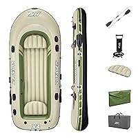 Bestway Hydro-Force Inflatable Raft Set | Inflatable Boat for Kids and Adults | Great for Ponds, Lakes, Rivers