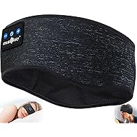 MUSICOZY Sleep Headphones Bluetooth 5.2 Headband, Sports Wireless Earphones Music Sleeping Eye Mask Earbuds with HD Stereo Speaker for Mom Women Men Teen Running Cool Gadgets Unique Gifts