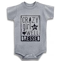 Baby Tee Time Crazy Girl but Well Dressed One Piece