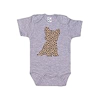 Leopard Yorkshire/Baby Onesie/Sublimation/Infant Bodysuit/Newborn Outfit/Yorkie