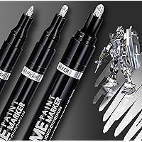 ZEYAR Liquid Chrome Marker Paint Marker DIY Silver Mirror Pen for Any Surface High-Gloss Mirrored Display Effects Dual Tips: Extra Fine and Medium