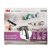3M 16580 Accuspray Paint Spray Gun System with Original PPS, Standard, 22 Ounces, 4 Nozzles