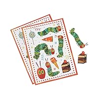 Fun Express - Very Hungry Caterpillar Stickers for Birthday - Stationery - Stickers - Stickers - Sheets - Birthday - 12 Pieces
