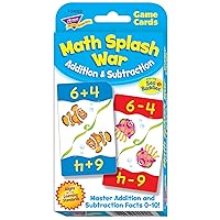 TREND enterprises, Inc. Math Splash War Addition & Subtraction Challenge Cards®