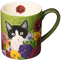 Lang Newman Piggy Amundson 14 oz. Mug by Lowell Herrero (10995021361), 1 Count (Pack of 1), Multicolored