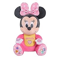 Musical Discovery Plush Minnie Mouse with Sounds and Phrases, Sings ABCs, 123s, and Colors Songs, Kids Toys for Ages 06 Month by Just Play