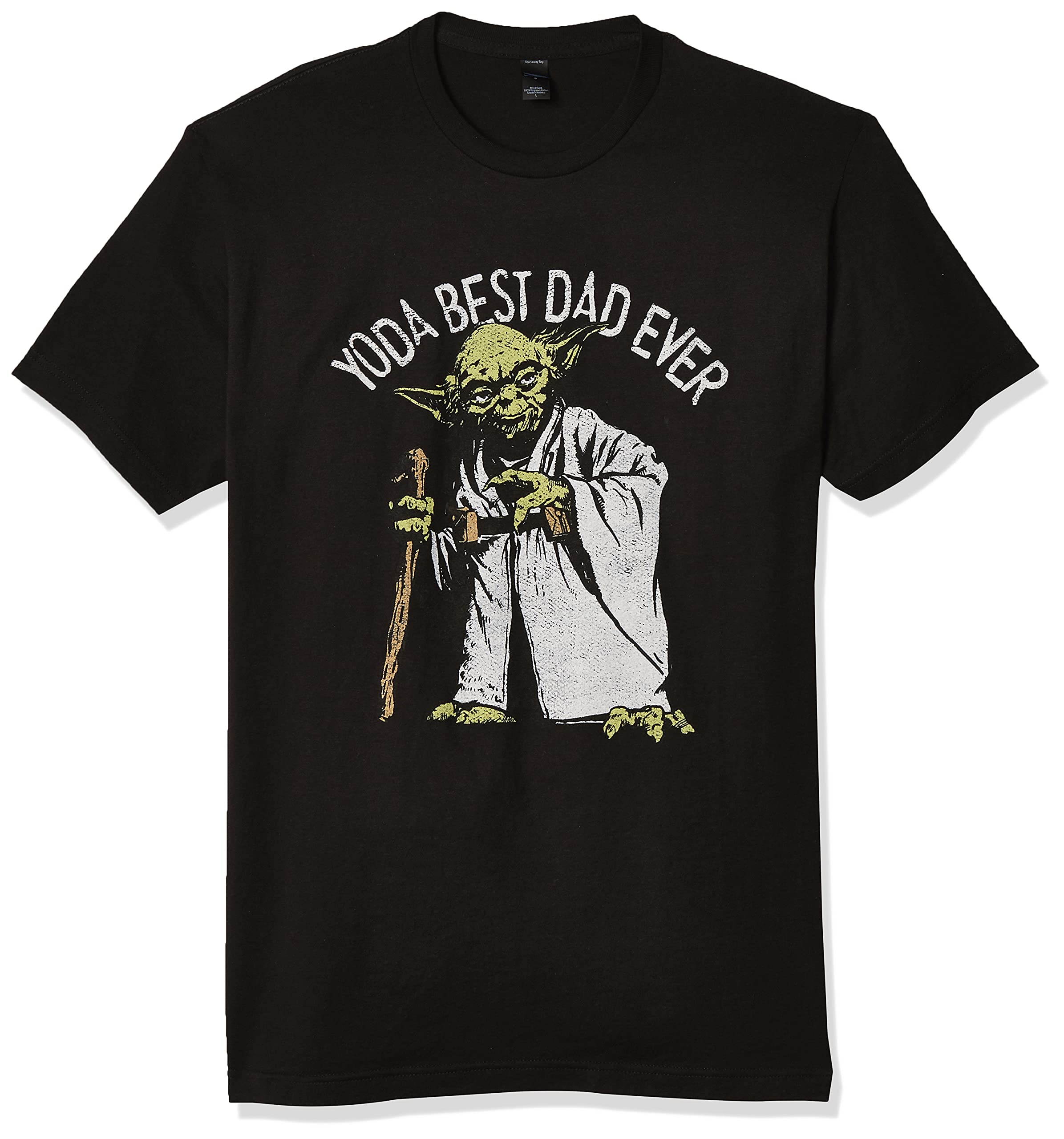 STAR WARS Men's Yoda Green Dad Father's Day T-Shirt