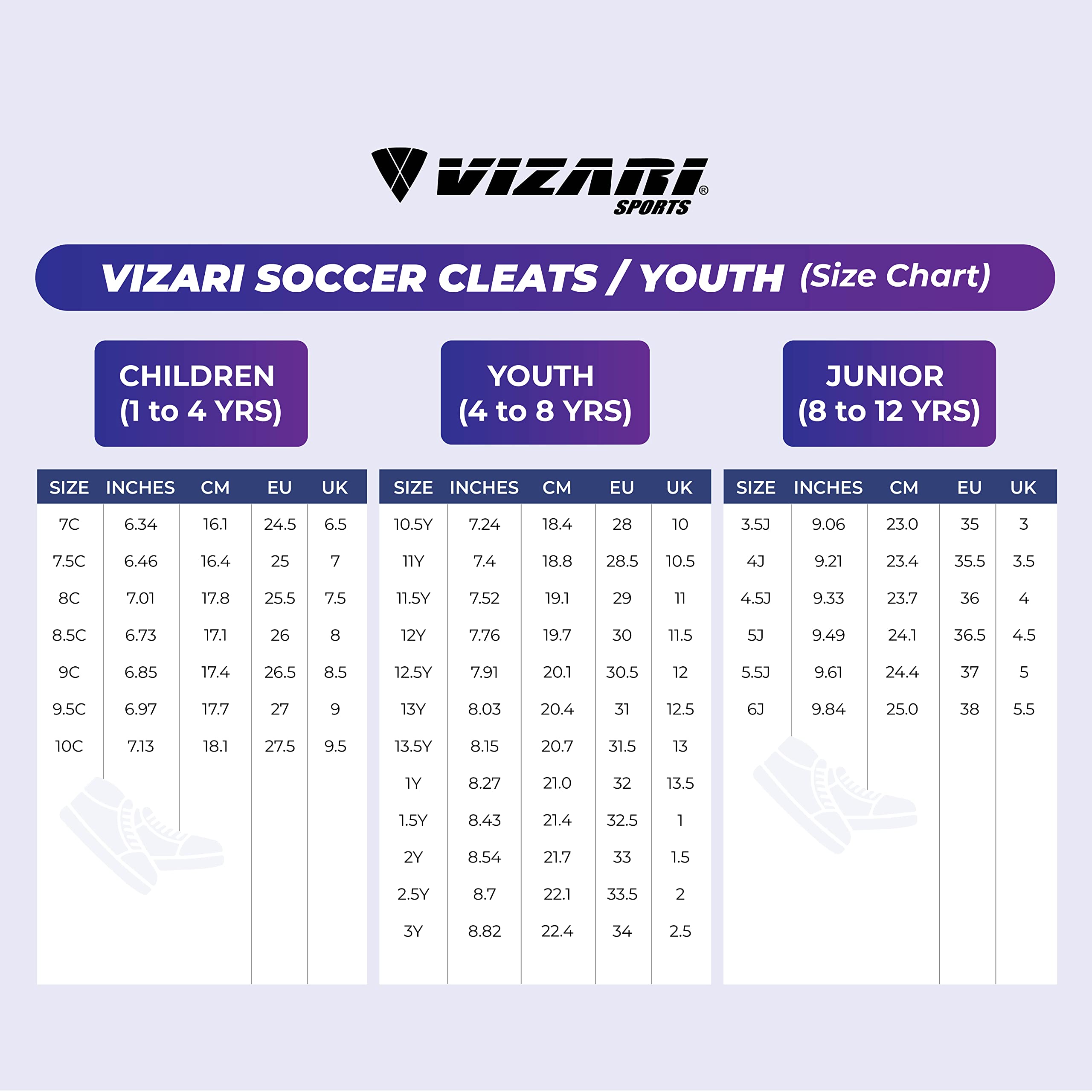Vizari Infinity FG Soccer Cleat (Toddler/Little Kid/Big Kid)