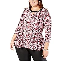 Womens Embellished Pullover Blouse