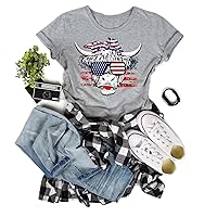July 4th American Cow Unisex T- Shirt