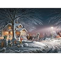 Buffalo Games - Terry Redlin - Winter Wonderland - 1000 Piece Jigsaw Puzzle for Adults Challenging Puzzle Perfect for Game Nights - Finished Size is 26.75 x 19.75