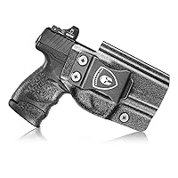 WARRIORLAND PPS M2 Holster IWB Kydex Holster Optics Cut Fit Walther PPS M2 Pistol, Inside Waistband Appendix Carry Walther M2 Holster, Adj. Retention & Cant, Right/Left Hand Optional