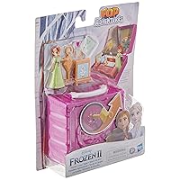 Disney Frozen 2 Pop Adventures Family Game Night Pop-Up Playset with Handle, Including Anna Doll, Toy Inspired 2