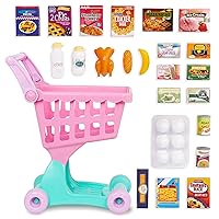 Battat- Play Circle- Shopping Cart – Toy Food – Play Kitchen For Toddlers- Pretend Play- Shopping Day Grocery Cart- 2 years +