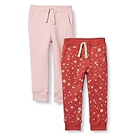 Amazon Essentials Girls and Toddlers' Sweatpants-Discontinued Colors, Multipacks