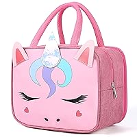 Insulated Lunch Box Bag for Kids, Reusable Durable Lightweight Lunch Bag for Girls Boys, Keep Food Cold/Warm, Unicorn
