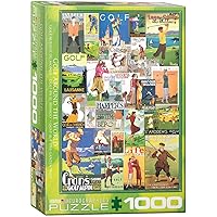 Golf - Vintage Collage Puzzle (1000 Piece), (Model: 6000-0933)
