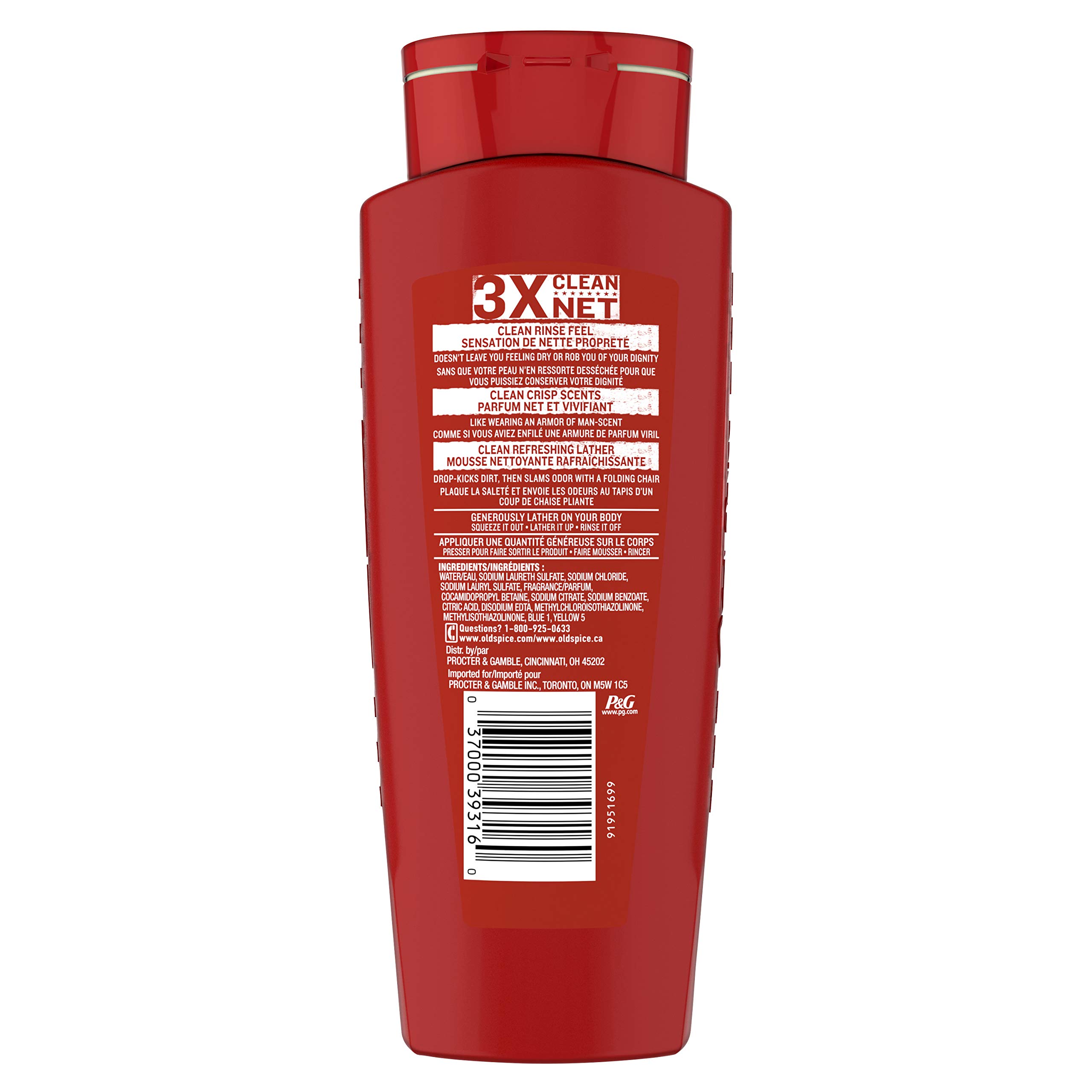 Old Spice High Endurance Pure Sport Scent Body Wash for Men, 18 oz