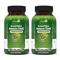 Irwin Naturals Immuno-Shield All Season Wellness for Body's Natural Defense System - 100 Count (Pack of 2)