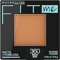 Fit Me Matte + Poreless Pressed Face Powder Makeup & Setting Powder, Mocha, 1 Count
