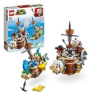 LEGO Super Mario 71427 Larry and Morton Flying Fortresses Expansion Set, Character Toy