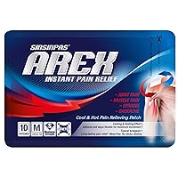 AREX Cool & Hot Pain Relieving Patch, Medium 2 Pack (20 Patches Total)