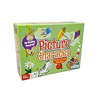 Outset Media Picture Charades – No Reading Required – Preschool Game for Ages 4 and up, Multi Includes 192 Cards, Instructions.