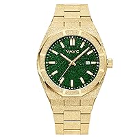 VAVC Luxury Wrist Watch for Men Couples Stylish Watch for Business Gift or Graduation Analog Waterproof Wrist Watch for Men Women