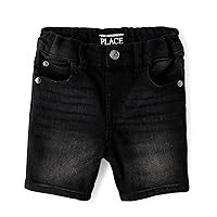 The Children's Place Baby Toddler Boys Stretch Denim Shorts