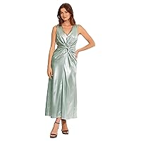 Maggy London Women's Holiday Foil Glitter Shimmer Metallic Dress Occasion Party Guest of