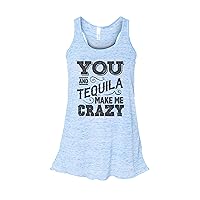 Funny Party Drinking Shirts You and Tequila Make Me Crazy Mexico Shirts