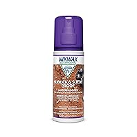 Nikwax Nubuck & Suede Proof, 125ml, Spray-On Waterproofing Restores DWR Water Repellency in Textured Leather Footwear, Shoe & Boot Care and Rain Protection
