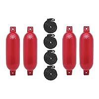 Extreme Max 3006.7498 BoatTector Inflatable Fender Value 4-Pack - 6.5