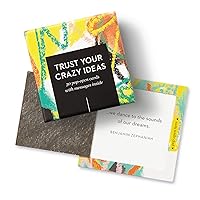 Compendium ThoughtFulls Pop-Open Cards — Trust Your Crazy Ideas — 30 Pop-Open Cards, Each with a Different Inspiring Message Inside