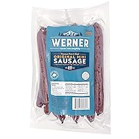 Werner Mini Sausage Sticks Pack of 36 – Bulk Meat Sticks 6” Sausage Sticks – Made in the USA