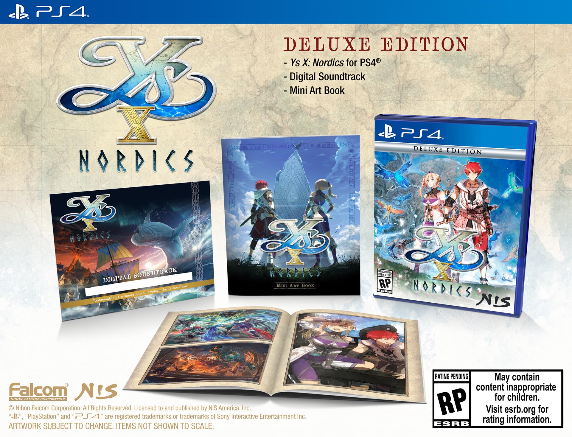 Ys X: Nordics: Deluxe Edition - PlayStation 4