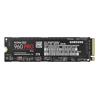 Samsung 960 PRO NVMe M.2 512GB SSD (MZ-V6P512BW)