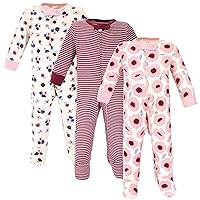 Touched by Nature Baby Girls' Organic Cotton Sleep and Play