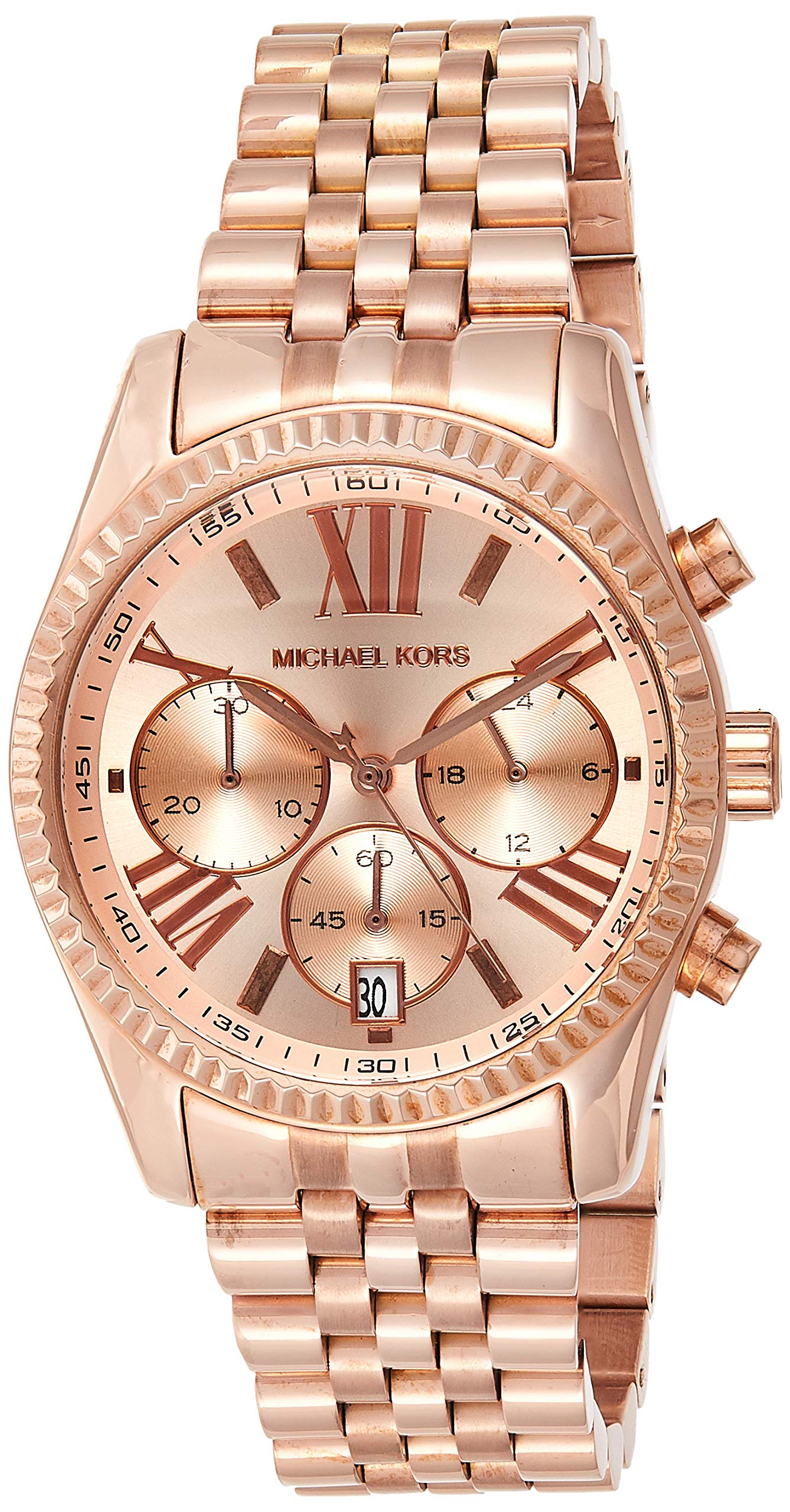 Michael Kors Women's MK5569 Lexington Rose Gold-Tone Stainless Steel Watch