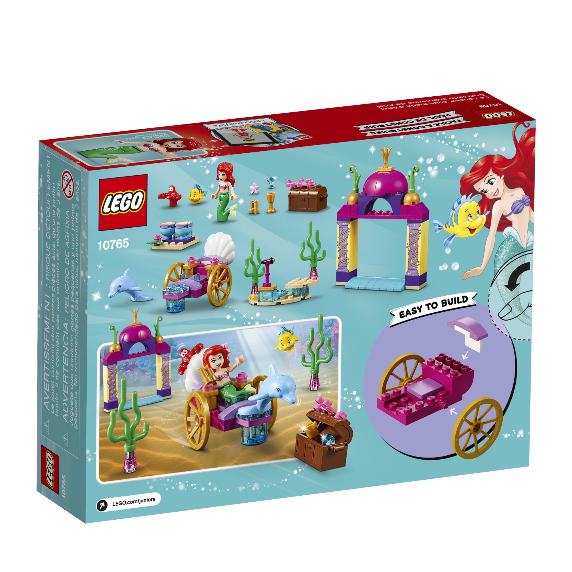 LEGO Juniors Ariel’s Underwater Concert 10765 Building Kit (92 Piece)