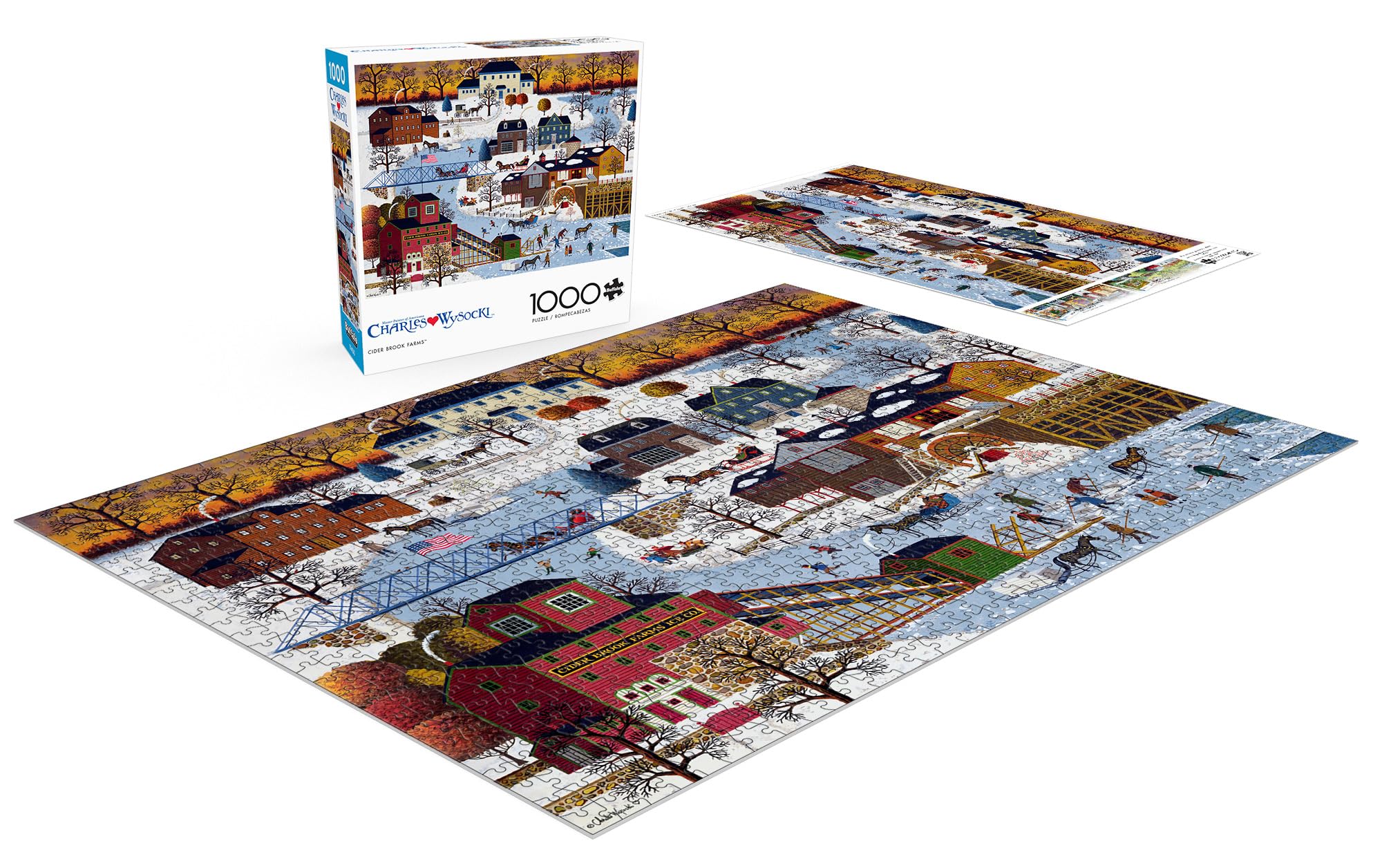 Buffalo Games - Charles Wysocki - Cider Brook Farms - 1000 Piece Jigsaw Puzzle