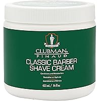 Clubman Pinaud Classic Barber Shave Cream 16 oz (Pack of 11)