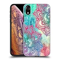 Head Case Designs Officially Licensed Micklyn Le Feuvre Round and Round The Rainbow Mandala 3 Hard Back Case Compatible with Apple iPhone XR